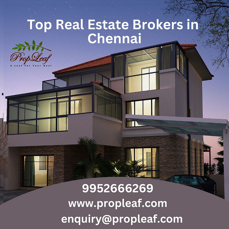 Top Real Estate Brokers in Chennai by propleaf on Dribbble