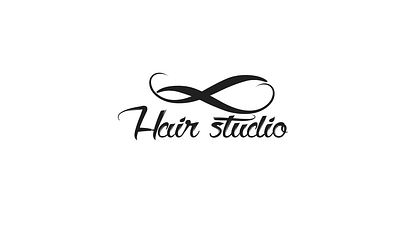 Hair studio logo motion motion graphics