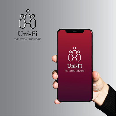 Uni-Fi app branding design graphic design illustration logo typography ui ux vector