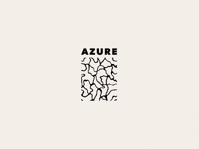 Azure Logo art azure black branding creative design graphic design illustration lake logo logofolio modern ocean parametric pool portfolio ripple sea vector water