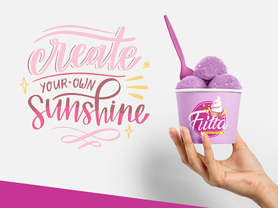 Flitta ( Branding for an ice cream brand advertising amzing banner brand brand identity branding design graphic design ice cream illustration logo logo design logotype modern packging portfolio shake social media post visual branding