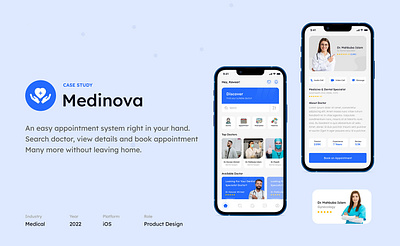 Medical App graphic design ui