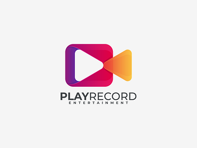 PLAY RECORD branding graphic design logo play logo play record play record logo record logo