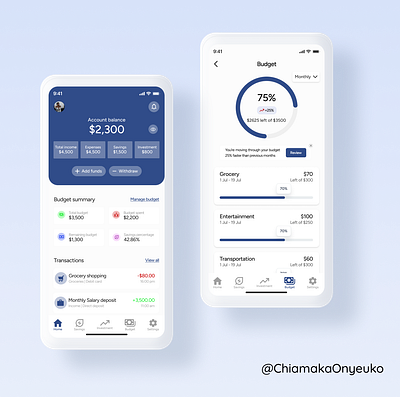 Daily UI. Day 23. Personal Finance UI for budgeting app app branding budget budget app daily ui design illustration logo personal finance product design saas ui uiux web design