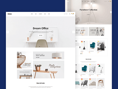 Furniture HTML Template - Robin shopping