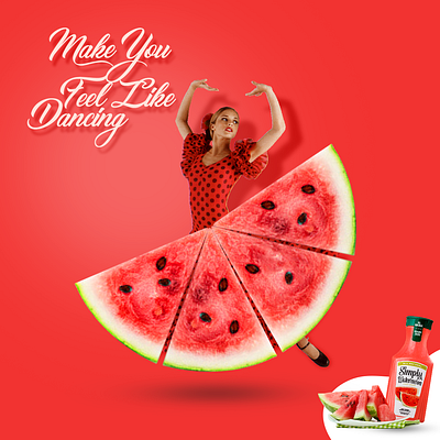 Creative concept for a juice brand billboard branding design graphic design printing social media post