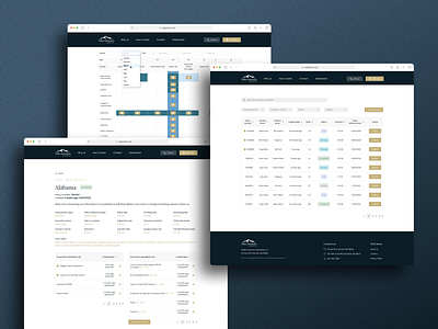 Analytical Dashboard for Custom CRM analytics crm dashboard design graphic design insurance table ui ux