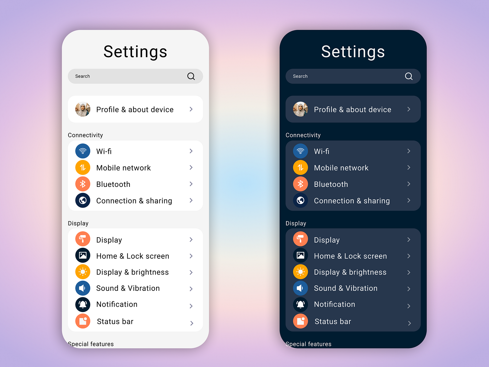 daily-ui-007-settings-page-light-and-dark-mode-by-rohit-rawat-on