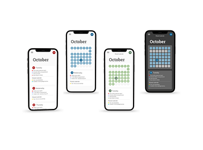 Plan together- an app design idea for shared calendars calendar graphic design ui ux