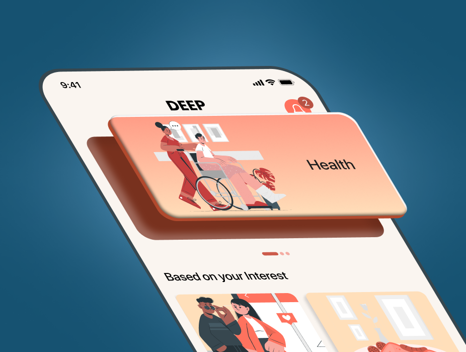 Blog reading App Ui