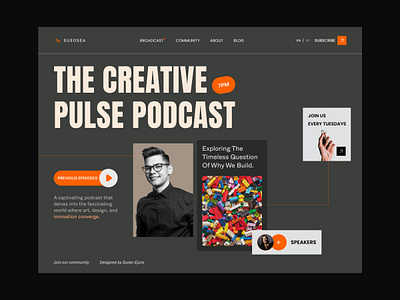 Podcast website branding design figma graphic design product designer productdesign ui ux uxui