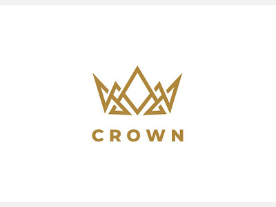 Abstract Crown Logo Template