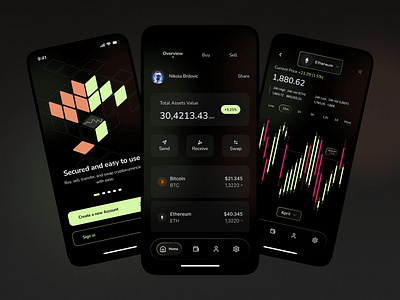 Eth app design figma graphic design mobile typography ui