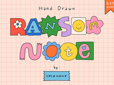 Ransom Note Cut Out Letter branding design download elements free free download graphic design illustration letter logo pack