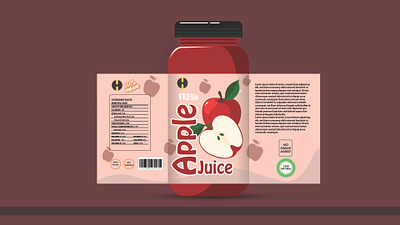 "Apple Juice Jar Packaging Design" apple juice packaging beverage packaging branding and packaging creative packaging custom jar design healthy beverages jar packaging packaging solutions product packaging