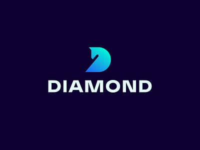 Diamond Logo Concept branding d design diamond horse identity logo mark sign smolkinvision symbol