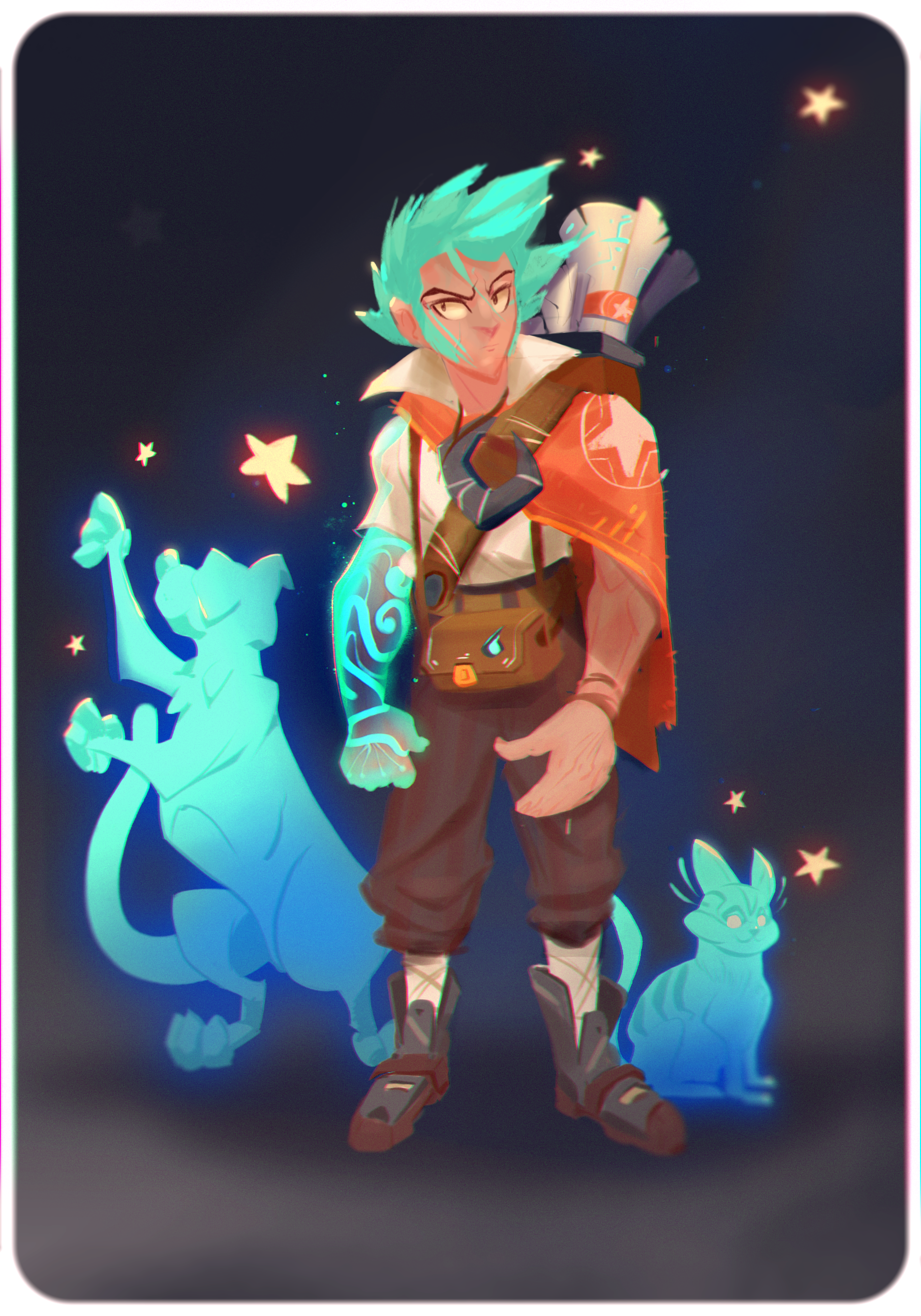 Memory Collector characterdesign conceptart digitalpainting fantasy illustration painting visualdevelopment