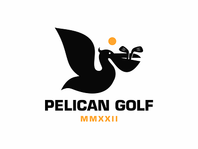 Pelican Golf dird golf logo pelican