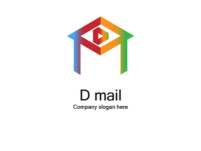 Dmail logo branding design graphic design logo