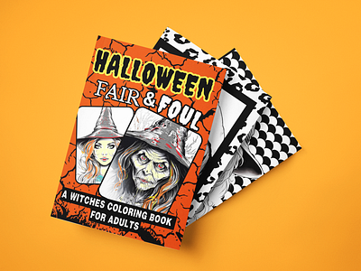 Halloween Witch Coloring Book. Fair and Foul. For Adults coloring book coloring book for adults coloring page coloring pages