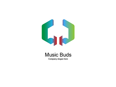 Music buds Logo branding design graphic design logo