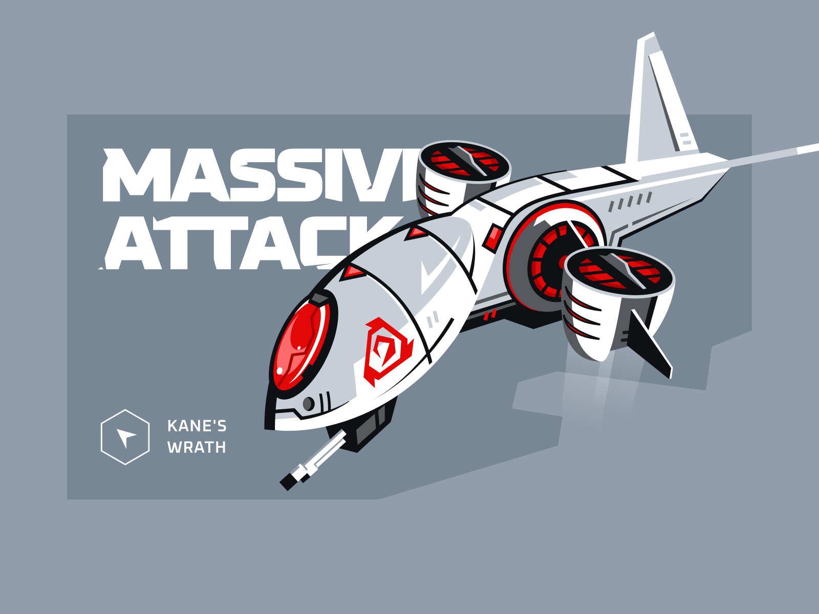 C&C3 Venom YouTube Thumbnail 3d cannon cnc command and conquer cyberpunk cybersport dota esports game illustration kanes wrath league rts showmatch starcraft thumbnail tiberium wars tournament vector youtube