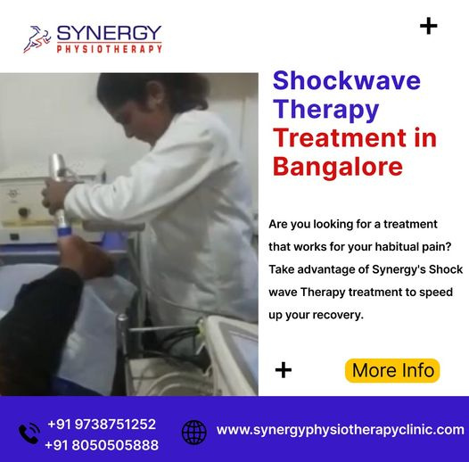 Shockwave Therapy Treatment in Bangalore by synergyphysiotherapyclinic