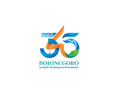 Bojonegoro city anniversary logo 345 anniversary logo branding graphic design logo