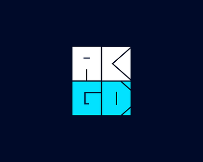 AKGD Logo Concept branding graphic design logo typography