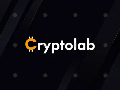Logo design for Crypto Lab bitcoin brand brand identity branding creative crypto cryptocurrency design exchange firm graphic design identity illustration logo logo mark logo type mark minimal modern logo typography