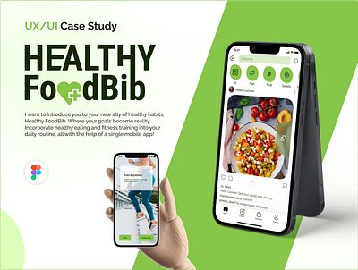 Healthy FoodBib | Healthy Food Habits for Your Body best design 2023 branding food hero section mdahasanhabib ui design
