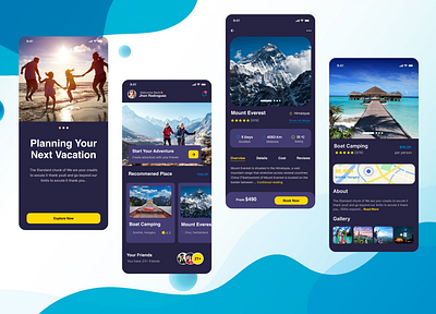 Experience the World through My Travel App UI!