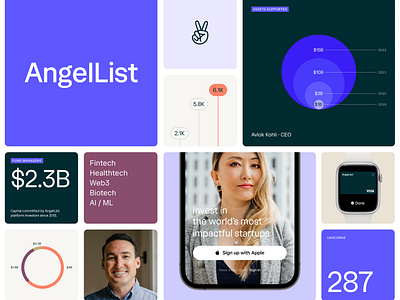 Angelist Startup Branding Design brand branding design graphic design logo typography