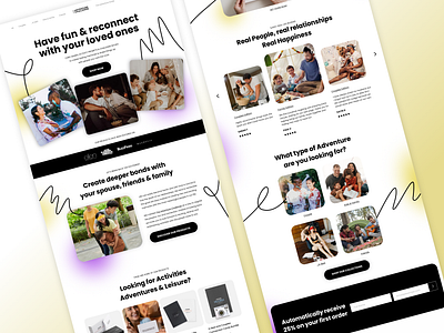 Landing Page Redesign - Card Game for Families Couples adobe xd branding graphic design website