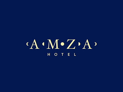 Amza Logo Project branding hotel icon identity logo logotype mark moon sign smolkinvision symbol