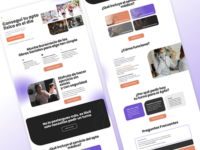 Health Clinic Landing Page for Successful Google Ads Campaign branding landing page web design website
