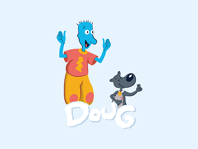 Skeeter & Porkchop design tv vector