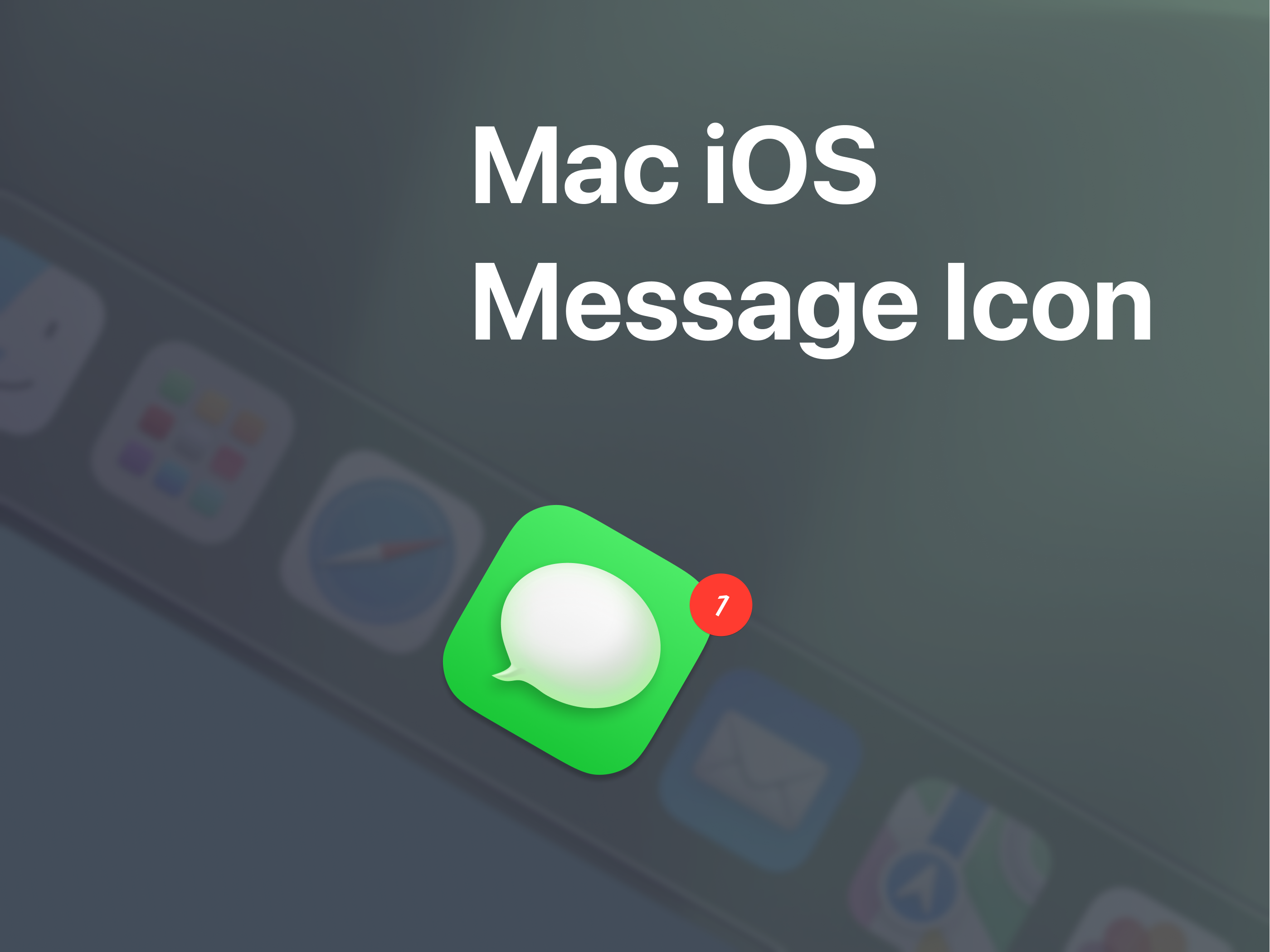 messages icon mac