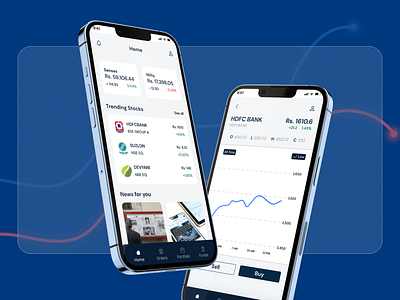 Share Trading Platform - Mobile App finance financial app fintech fintech app investment investment app mobile app stock market app trading app trading platform