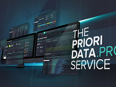 Priori Data.PRO key visual design graphic design