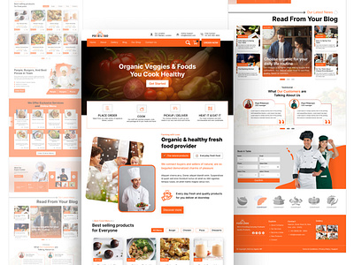 Food Website Design With Figma figma to html