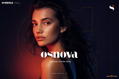 Osnova logotype branding graphic design vector