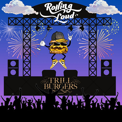 Trill x Rolling Loud branding design graphic design