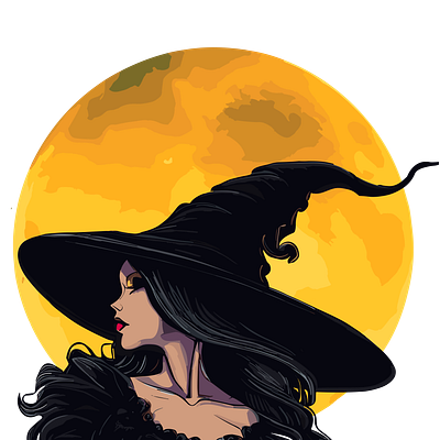 witch branding design graphic design illustration vector