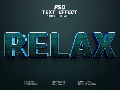 3d Relax editable psd text effect style 3d text editable effect relax 3d text effect relax 3d text style