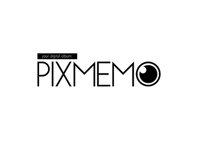 Pixmemo Logo branding graphic design logo typography