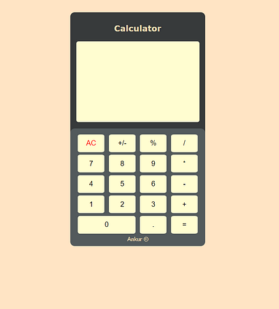 Day 04 (Calculator) dailyui day 04 calculator design ui