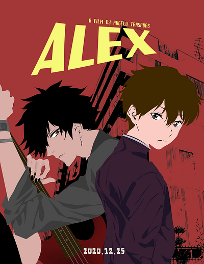 Alex Movie Poster design graphic design illustration vector