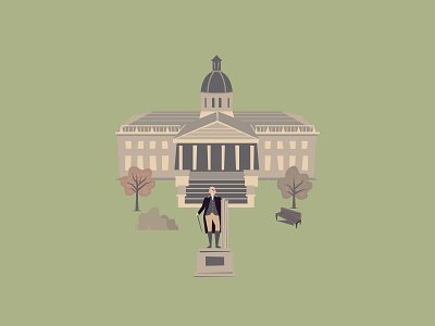 SC State House building design graphic design illustration map texture trees vector