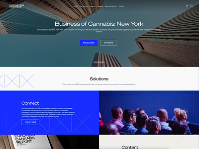 Prohibition Partners b2b branding cbd design ecommerce logo media ui